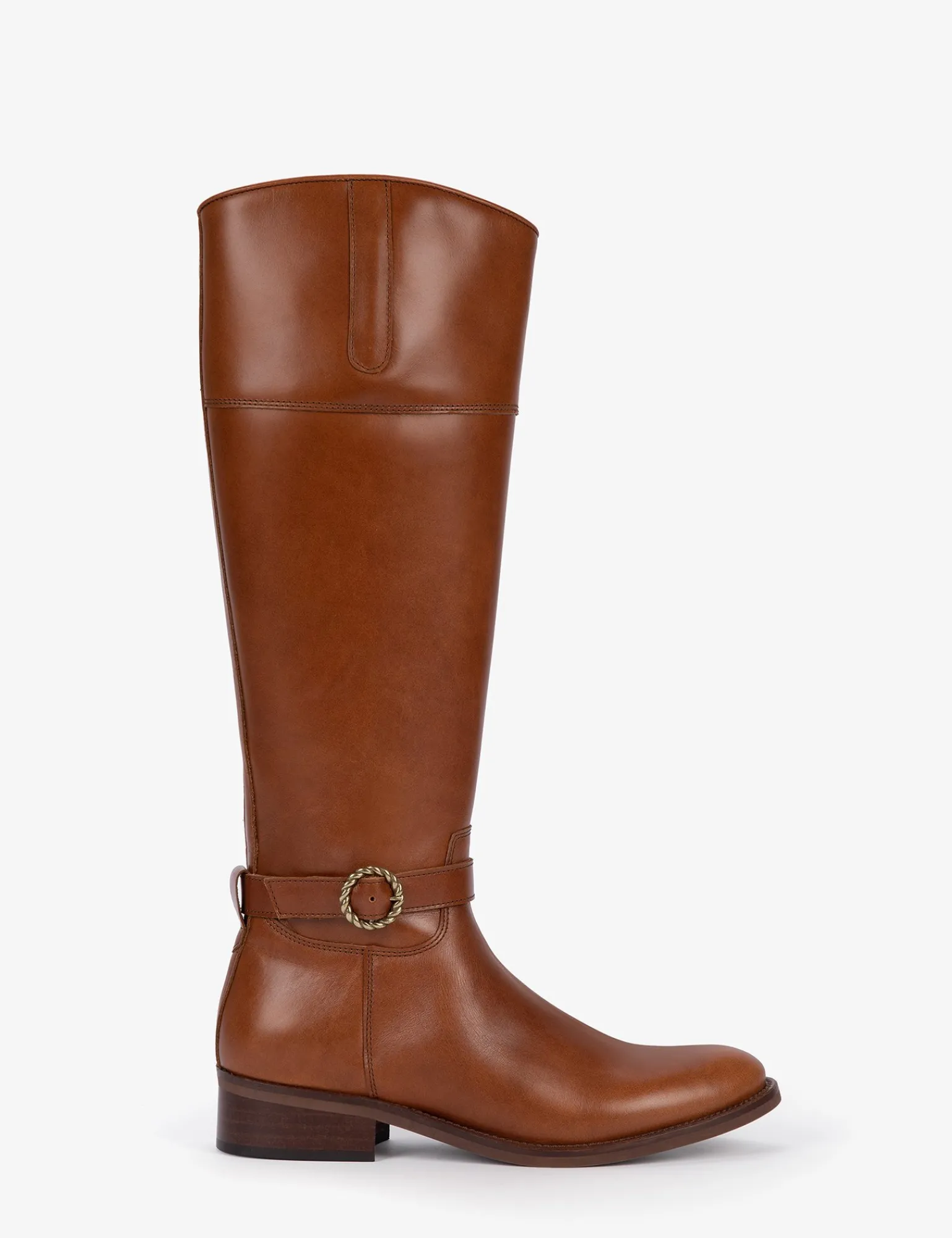Penelope Chilvers Slad Leather Boot Tan New