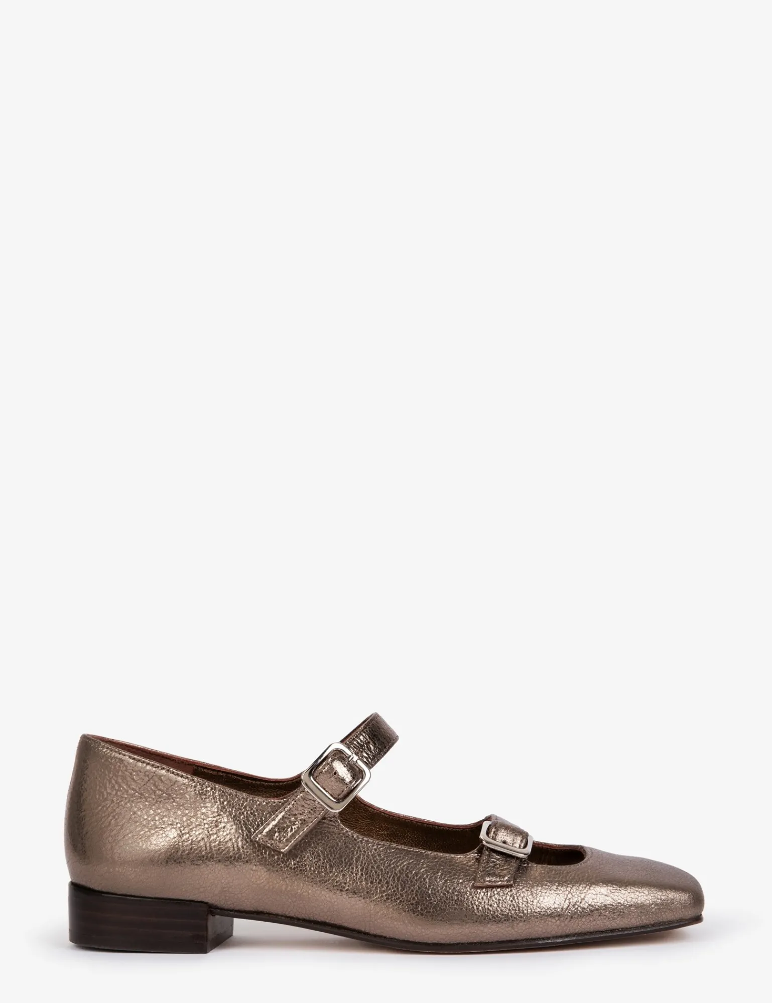 Penelope Chilvers Jolie Mary Jane Leather Shoe Pewter Sale