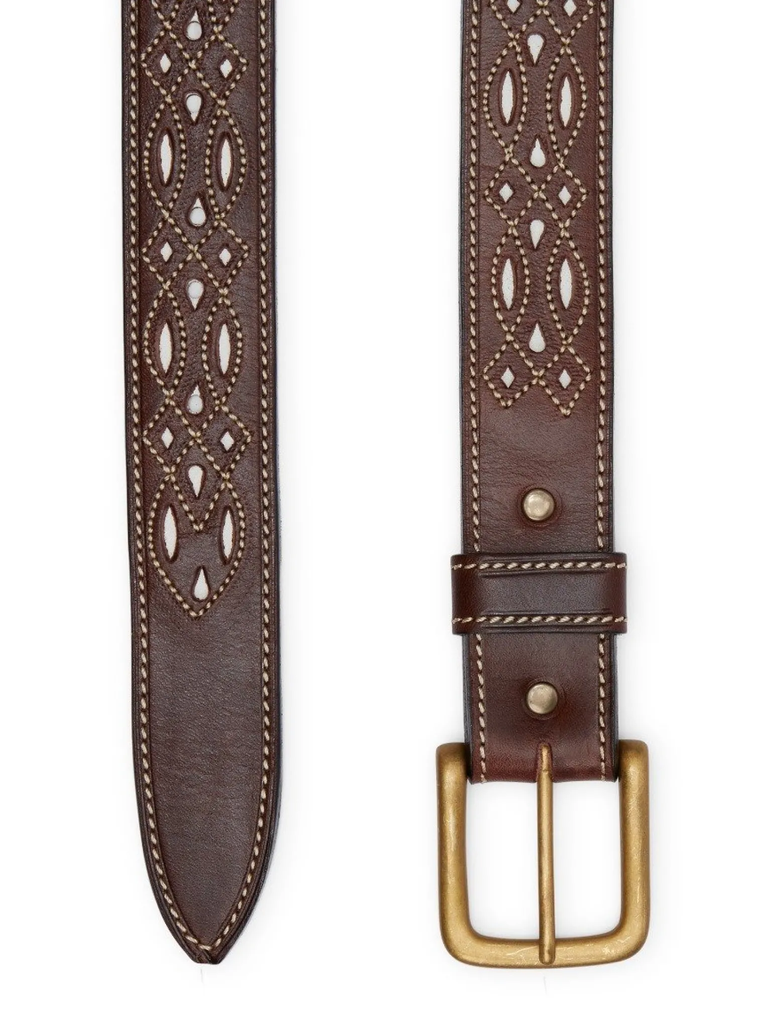 Penelope Chilvers Feria Belt BitterChocolate/White Outlet