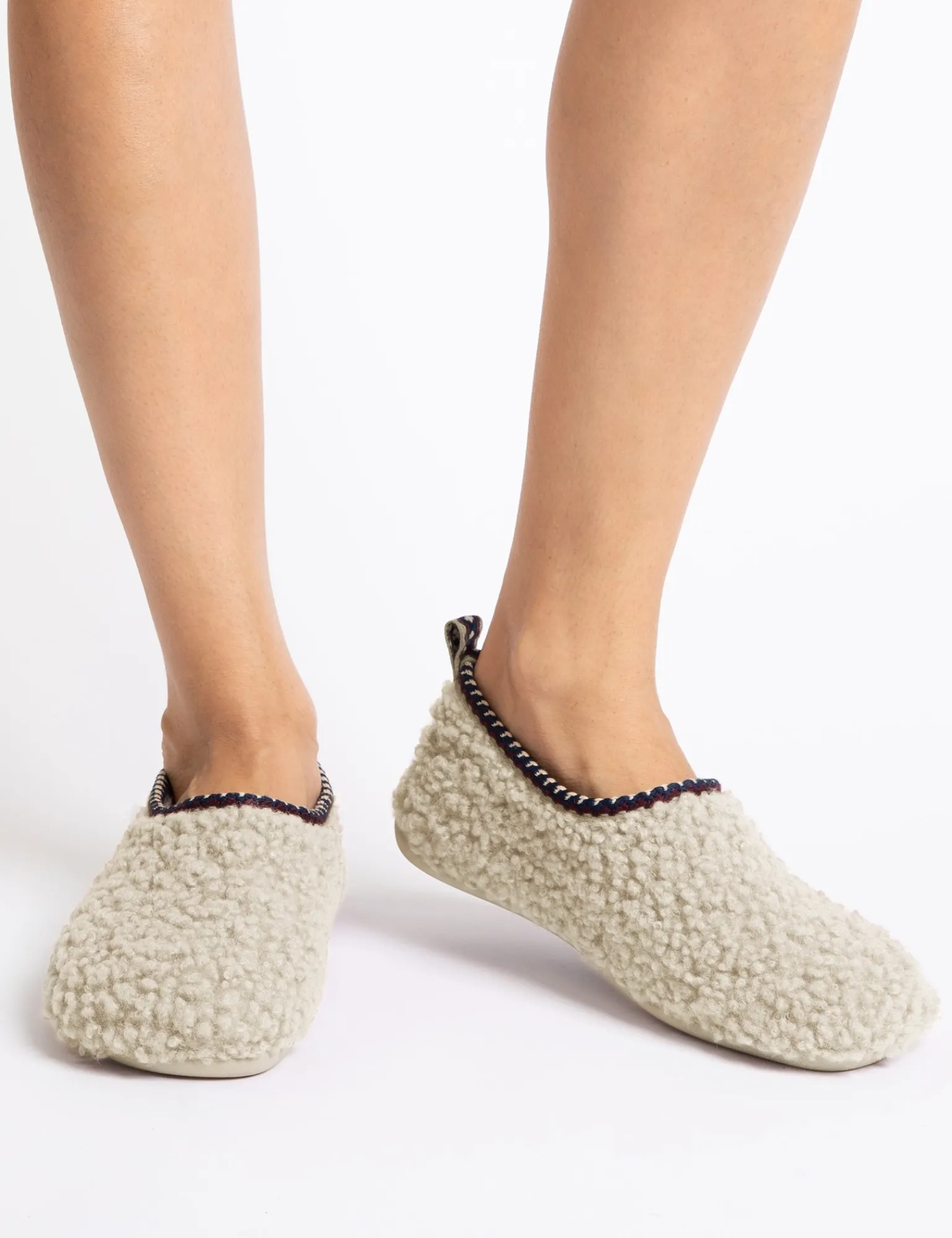 Penelope Chilvers Peaseblossom Fleece Slipper Milk Online