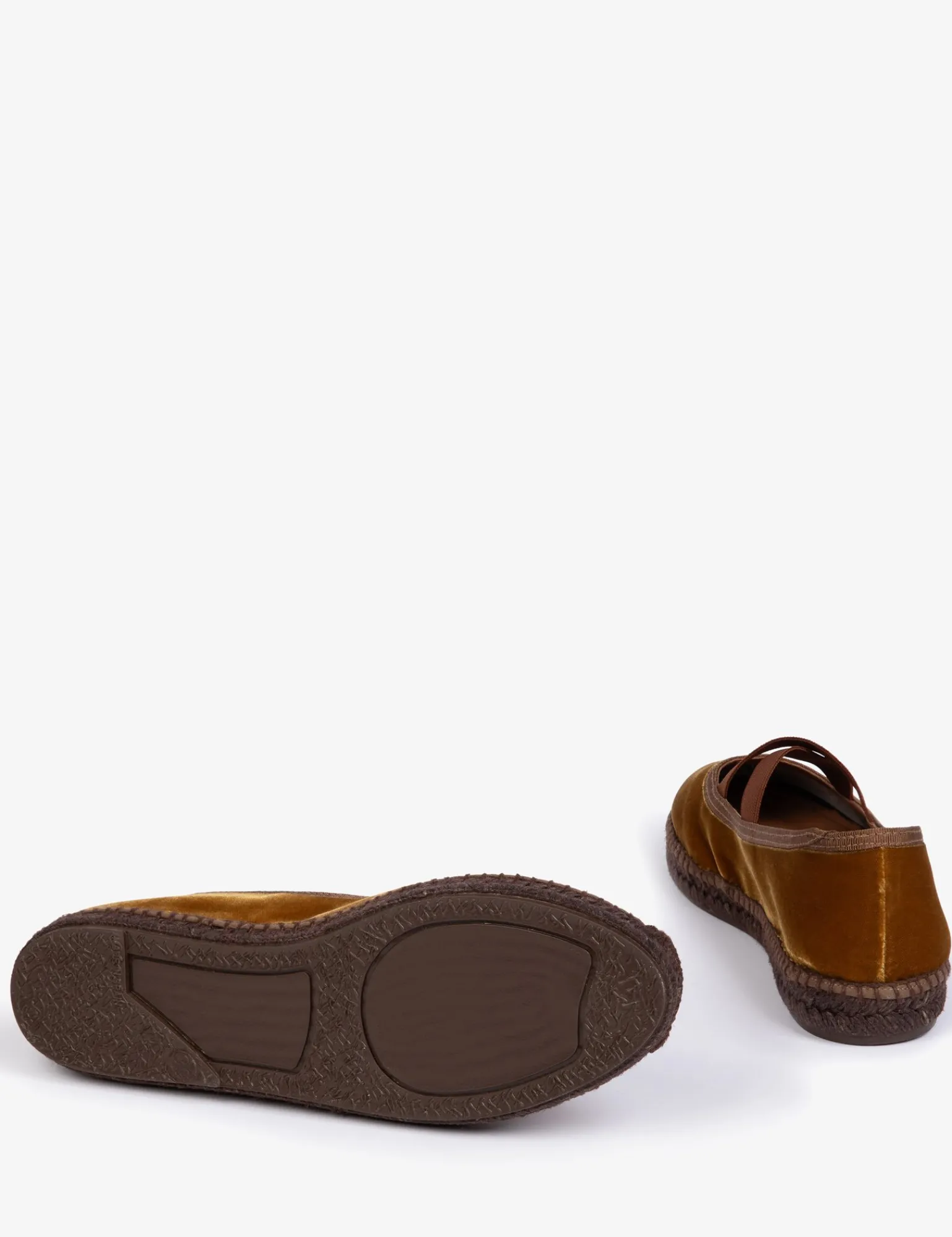 Penelope Chilvers Chico Velvet Espadrille Saffron Outlet