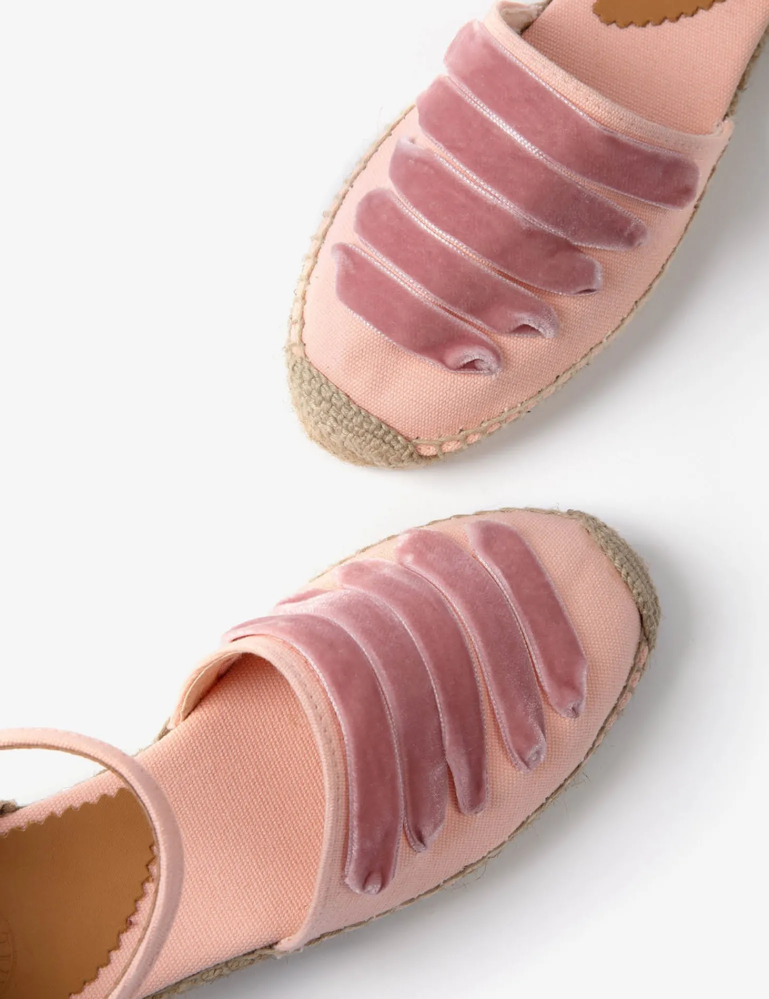 Penelope Chilvers Low Mary Jane Dali Espadrille TeaRose New