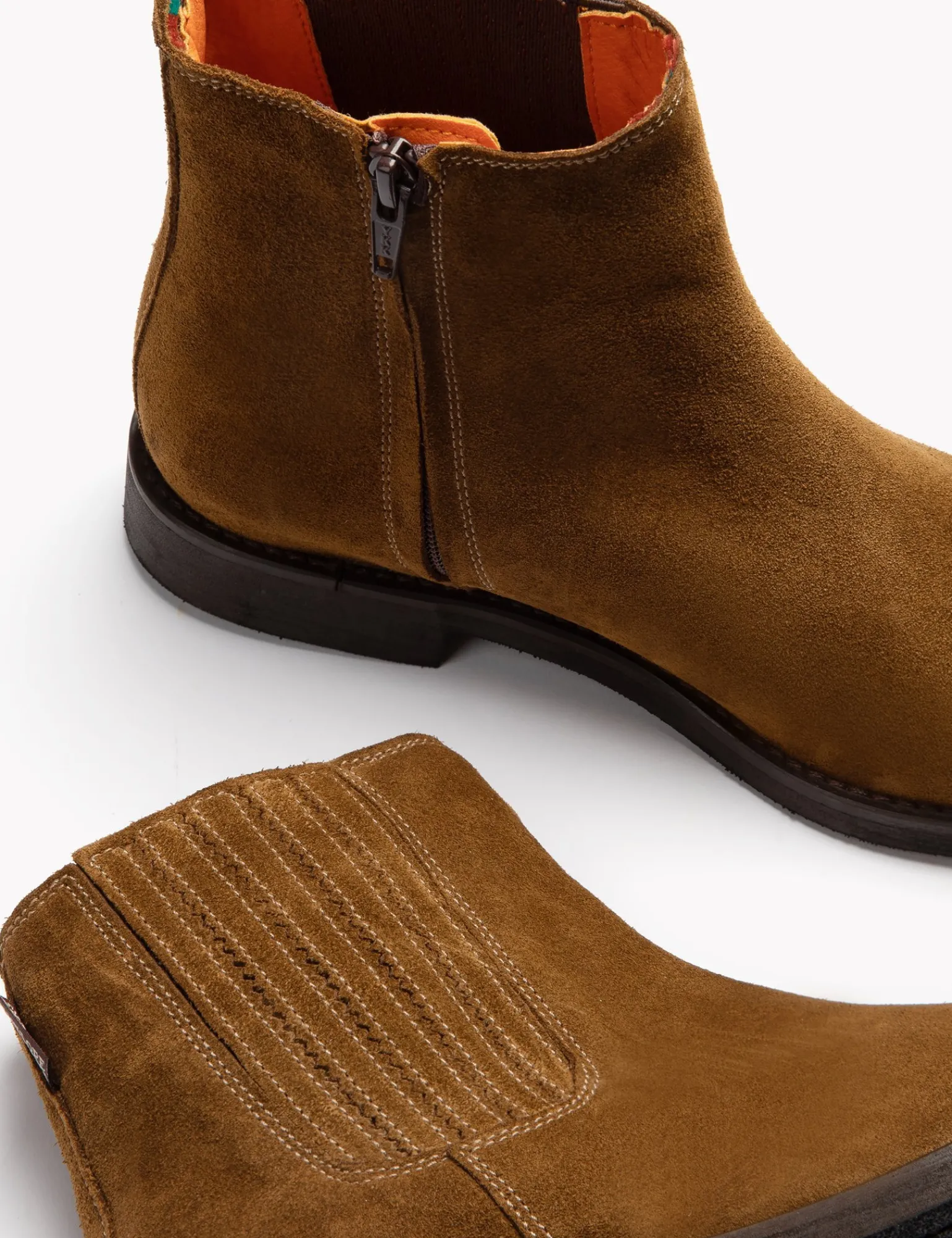Penelope Chilvers Chelsea Suede Boot Peat Fashion