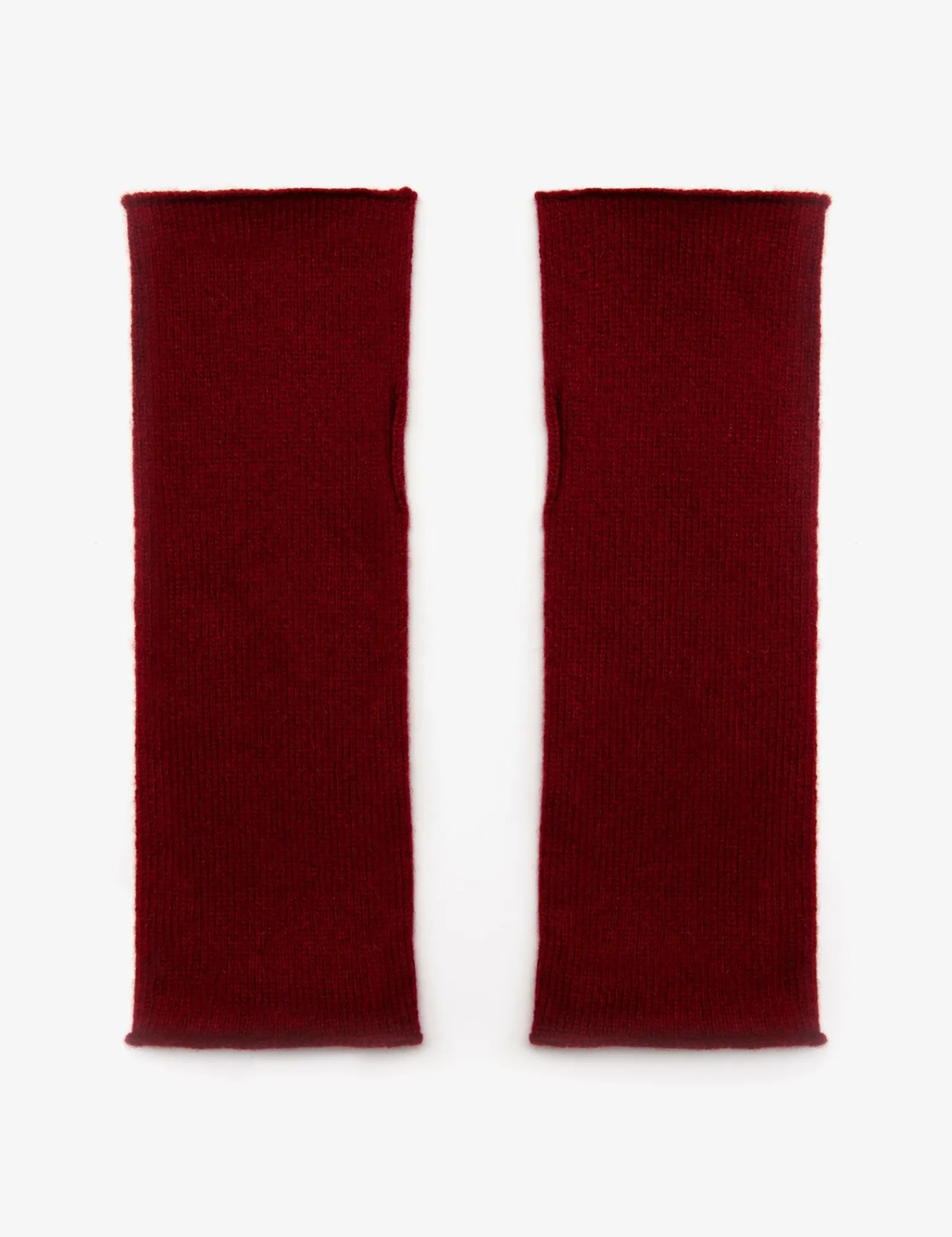 Penelope Chilvers Hadrian Cashmere Mittens Bordeaux New