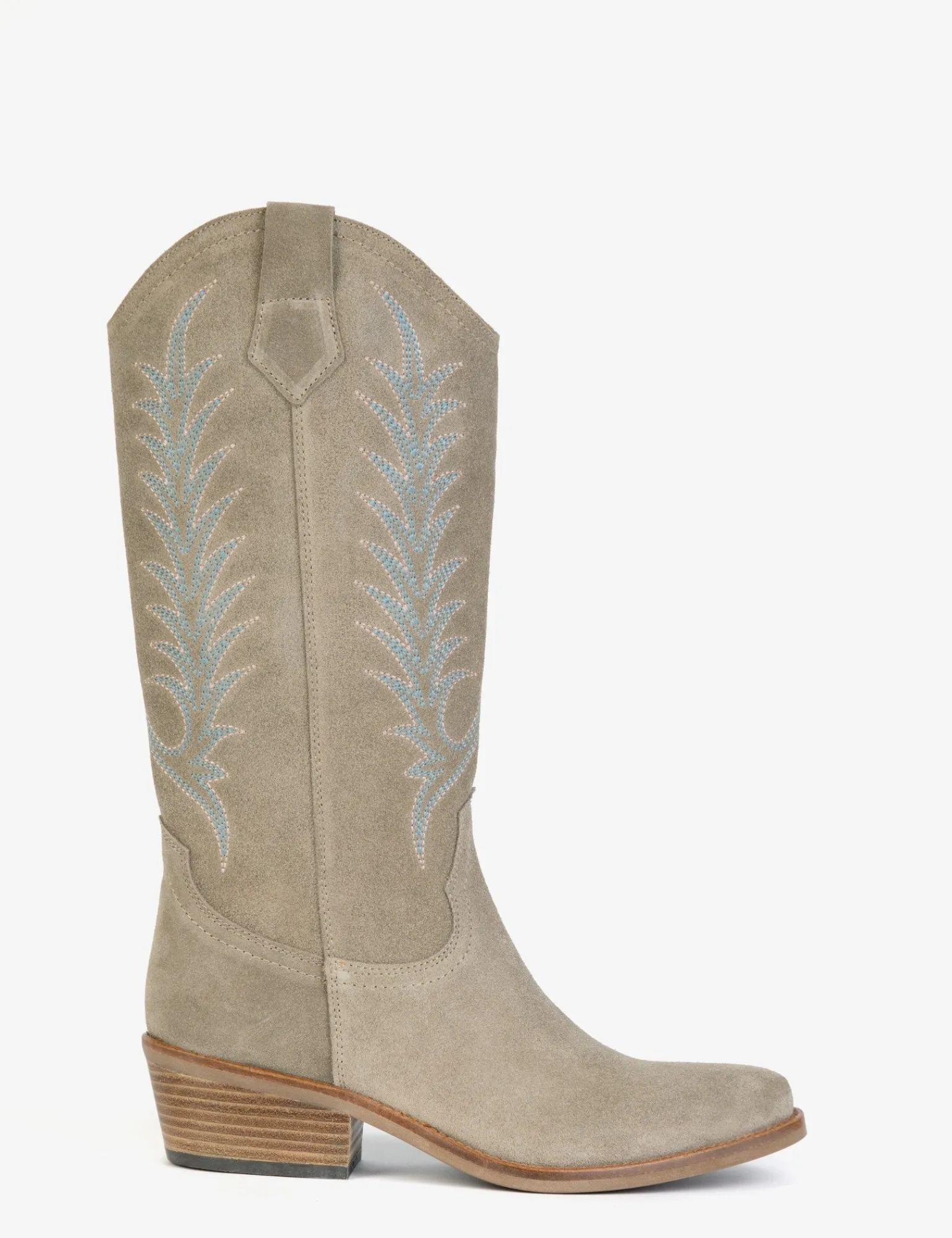 Penelope Chilvers Goldie Embroidered Cowboy Boot Sand Hot