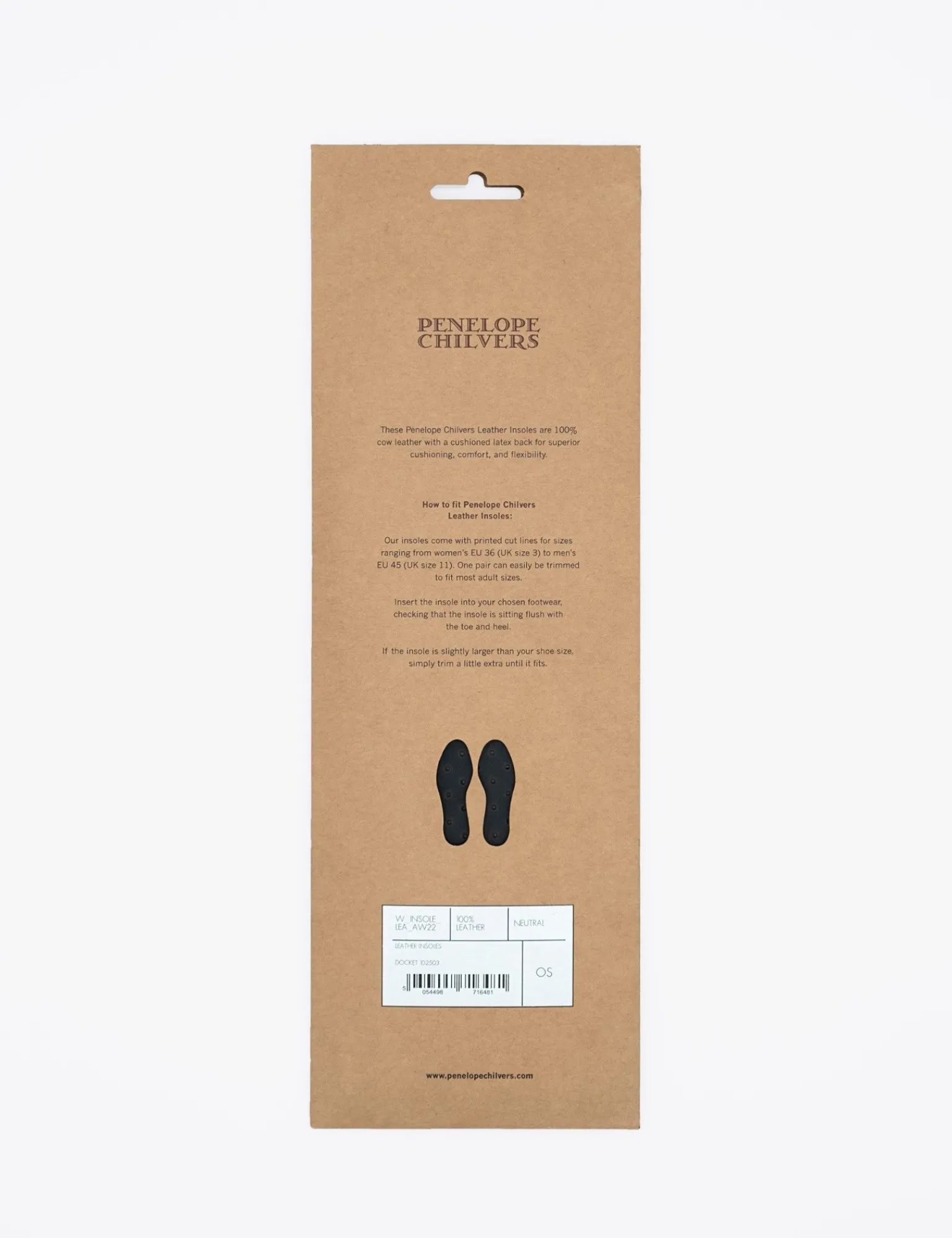 Penelope Chilvers Leather Insoles Neutral Online