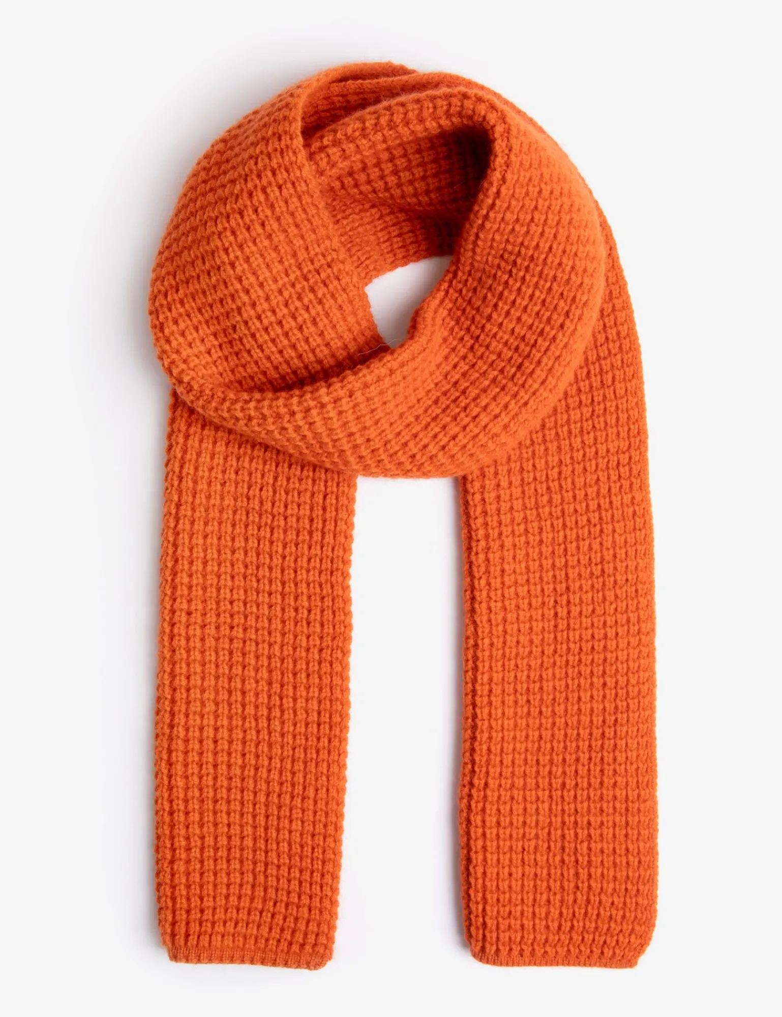 Penelope Chilvers Hadrian Lambswool Scarf Orange Best