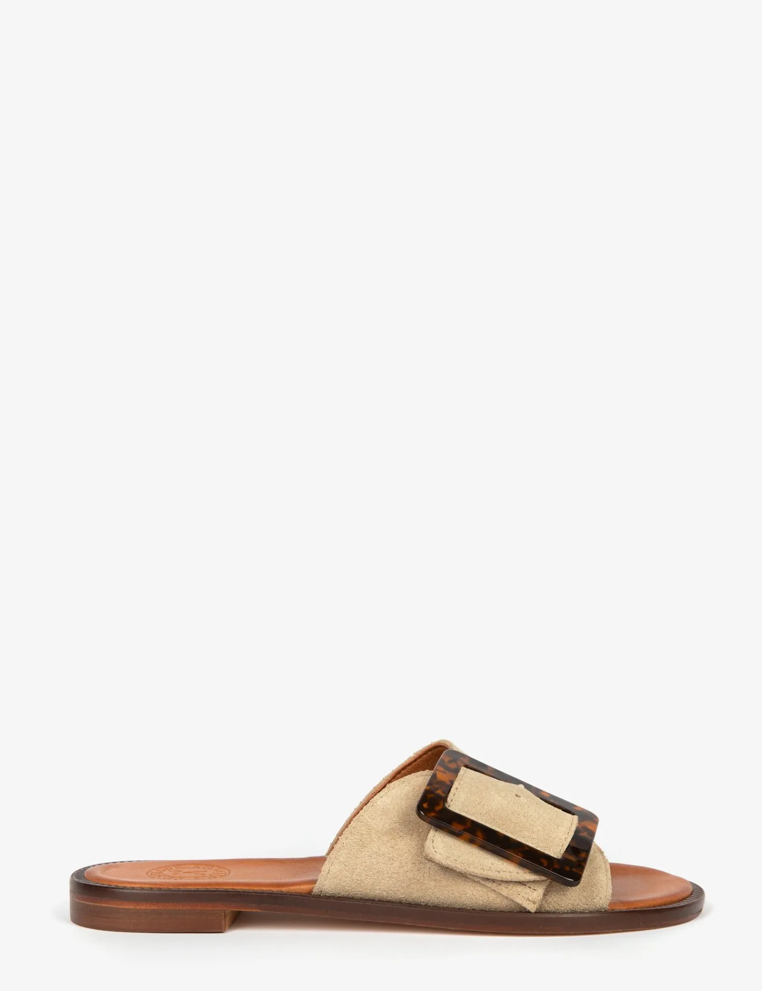 Penelope Chilvers Biarritz Buckle Sandal Camel Clearance