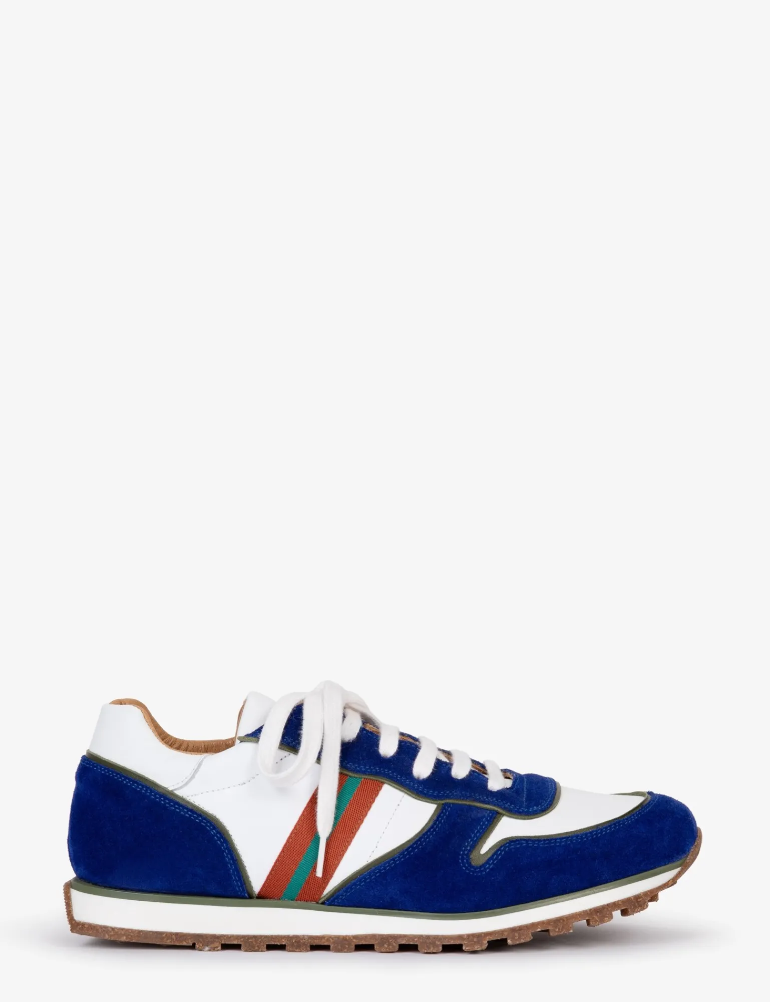 Penelope Chilvers Studio Leather Trainer WhiteBlue New