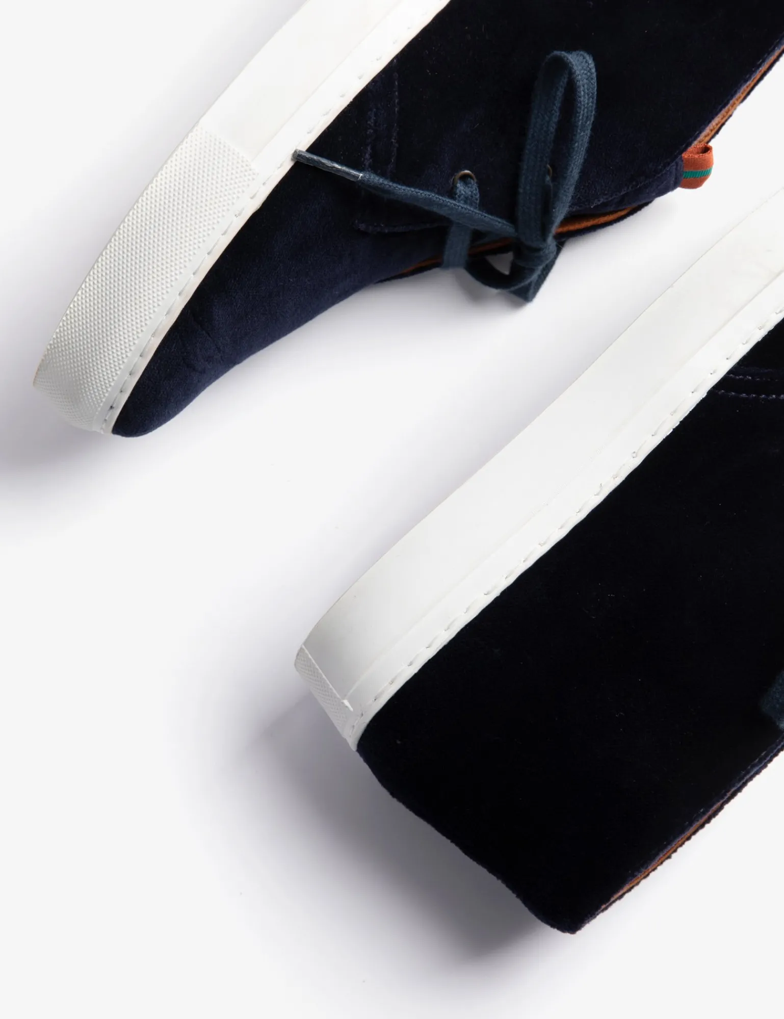 Penelope Chilvers Jungle Velvet Trainer Navy Clearance