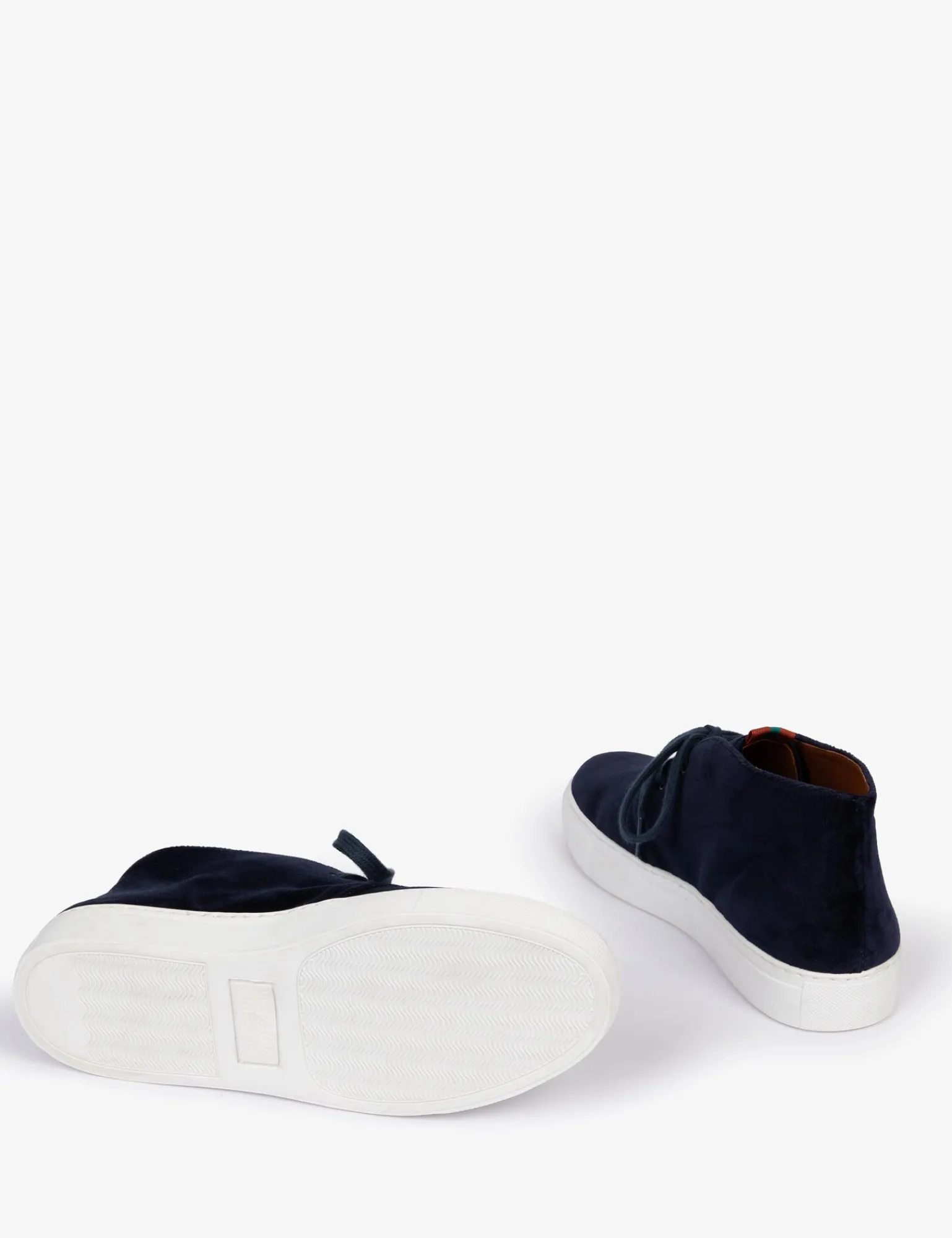 Penelope Chilvers Jungle Velvet Trainer Navy Clearance