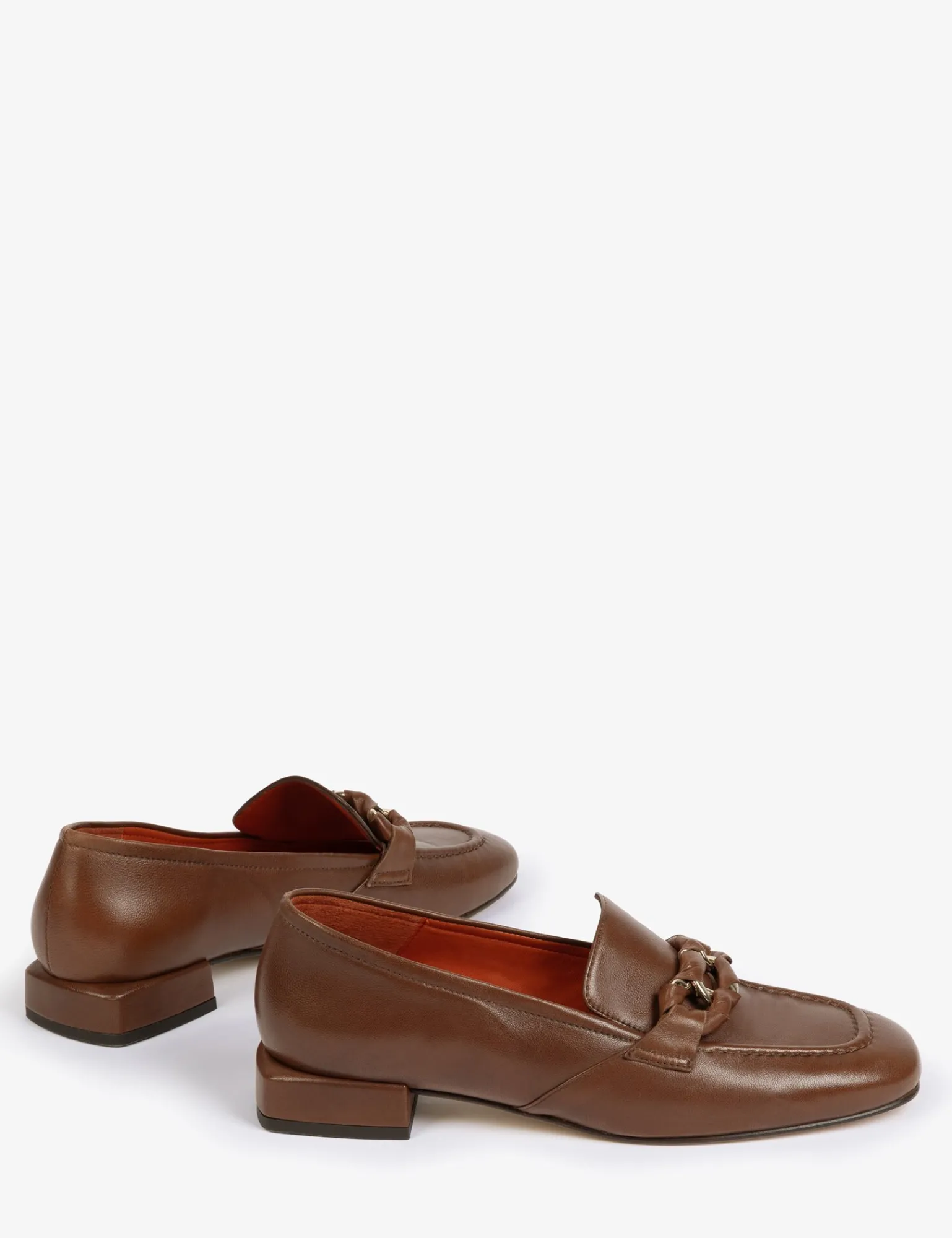Penelope Chilvers Low Lorenzo Leather Loafer Cognac Fashion