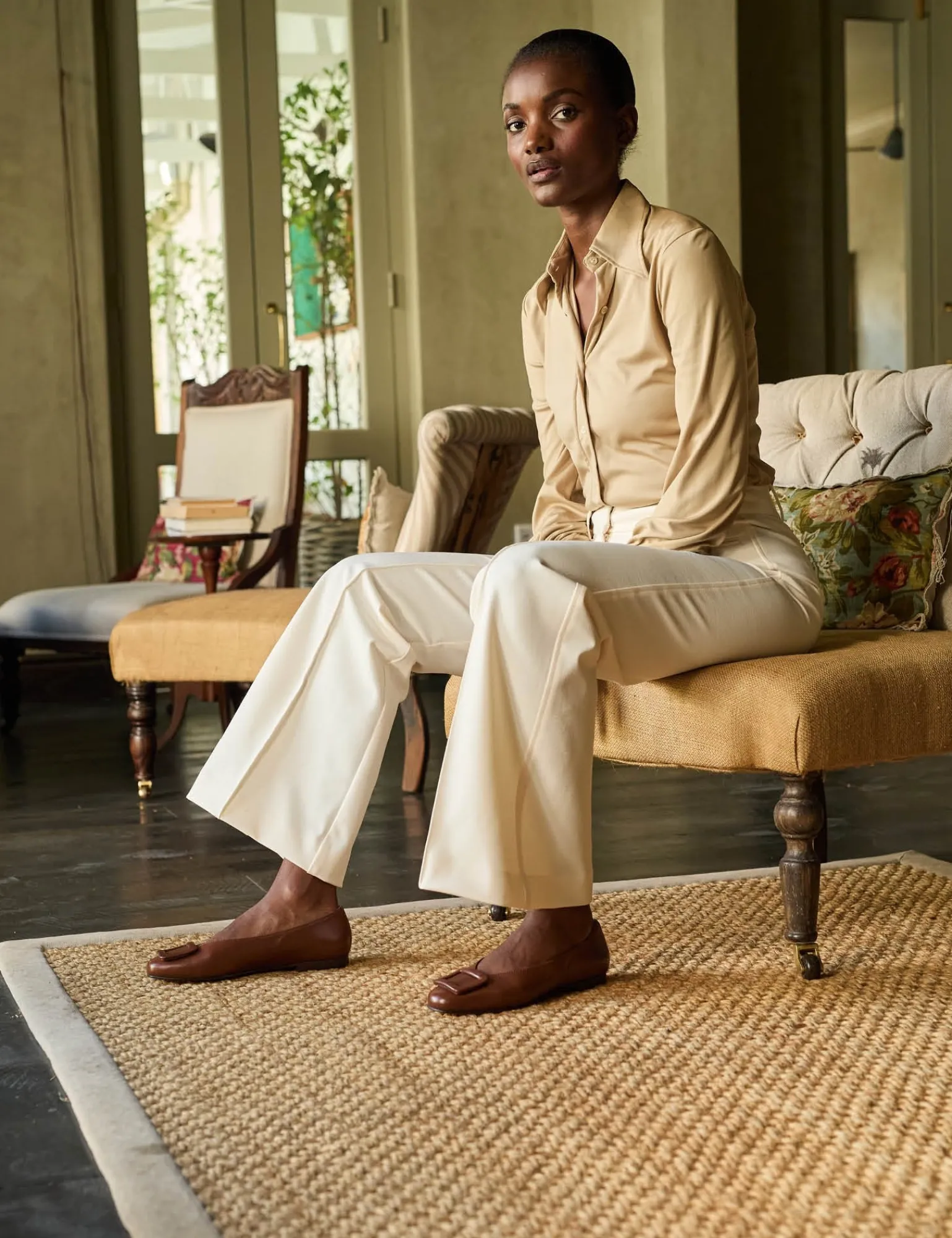 Penelope Chilvers Palladio Pump (Buckle Pump) Cognac Discount