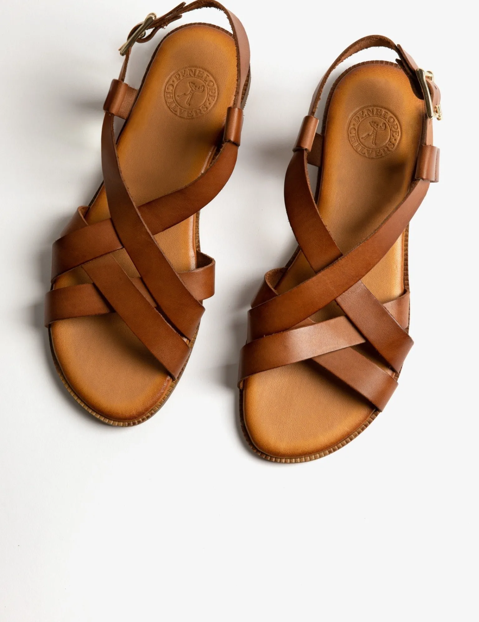 Penelope Chilvers Buttercup Leather Sandal Tan Sale