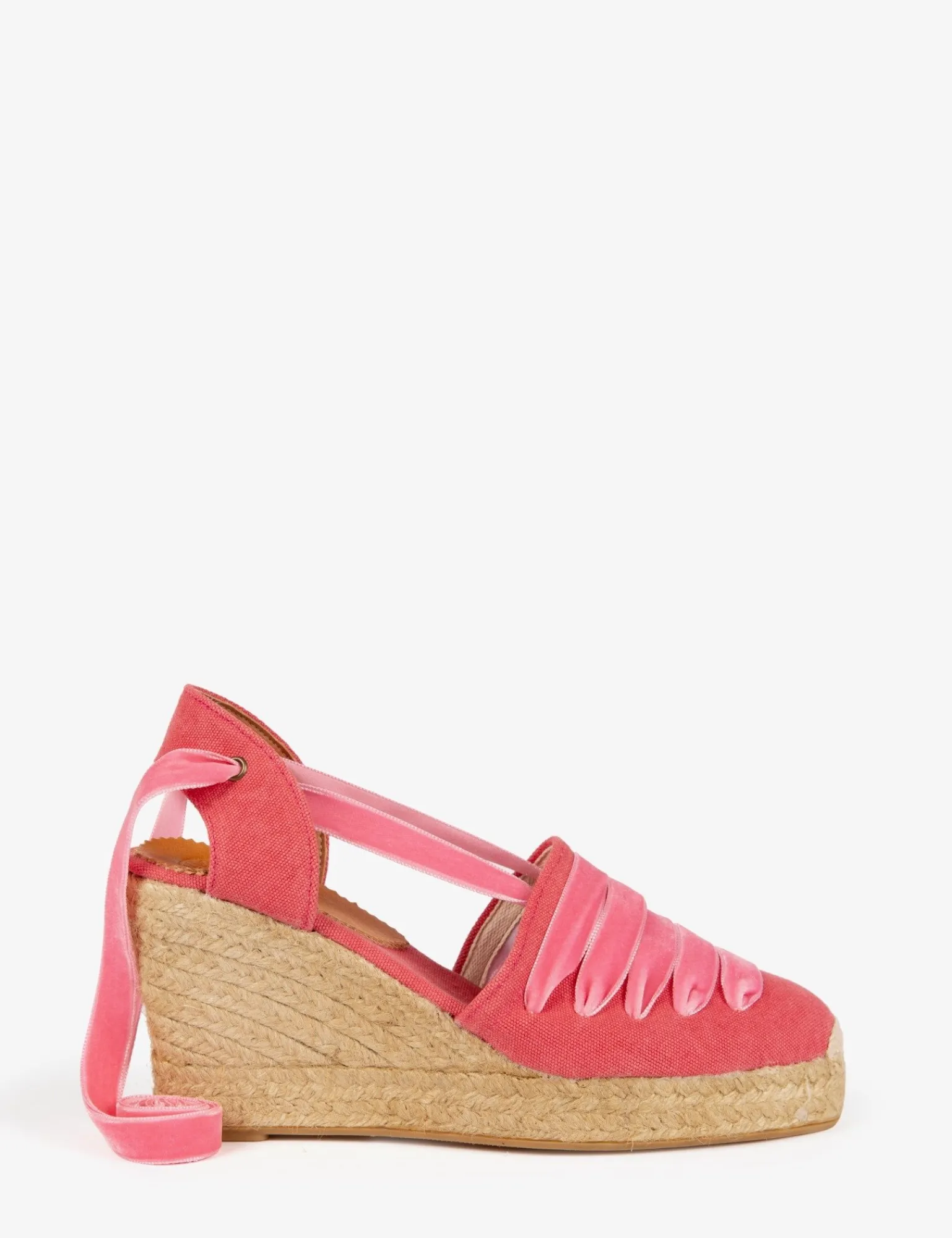 Penelope Chilvers High Sevillana Dali Espadrille Pink Outlet