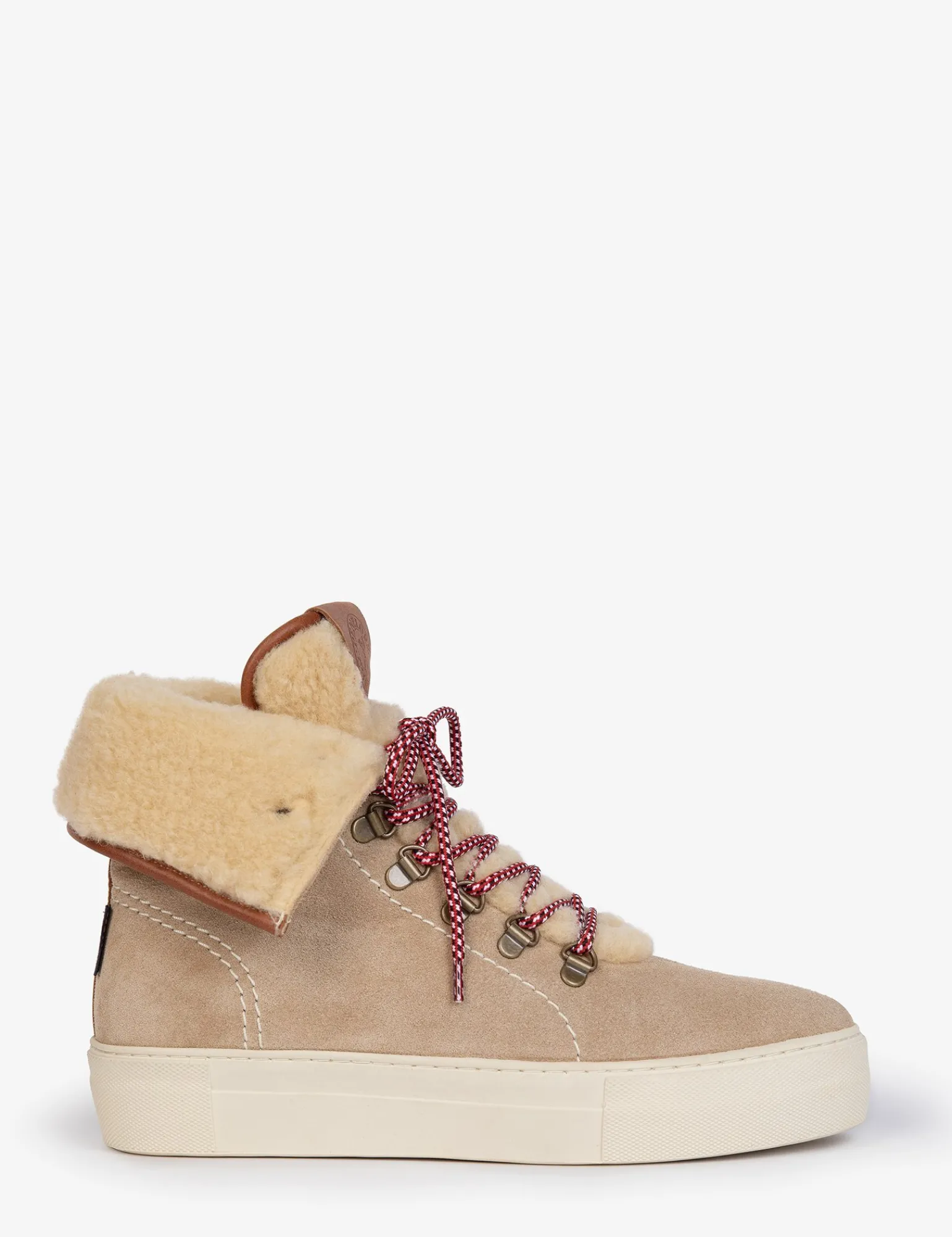 Penelope Chilvers Phoenix Wool-Lined Suede Boot Sand Online