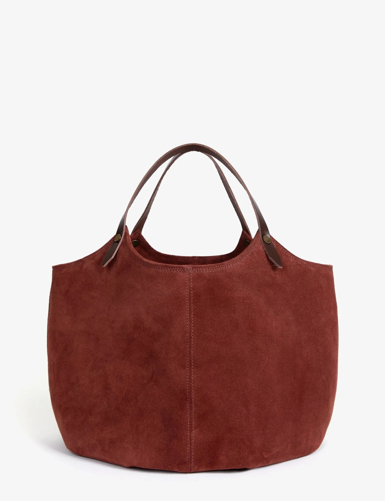 Penelope Chilvers Pillow Suede Bag Russet Outlet
