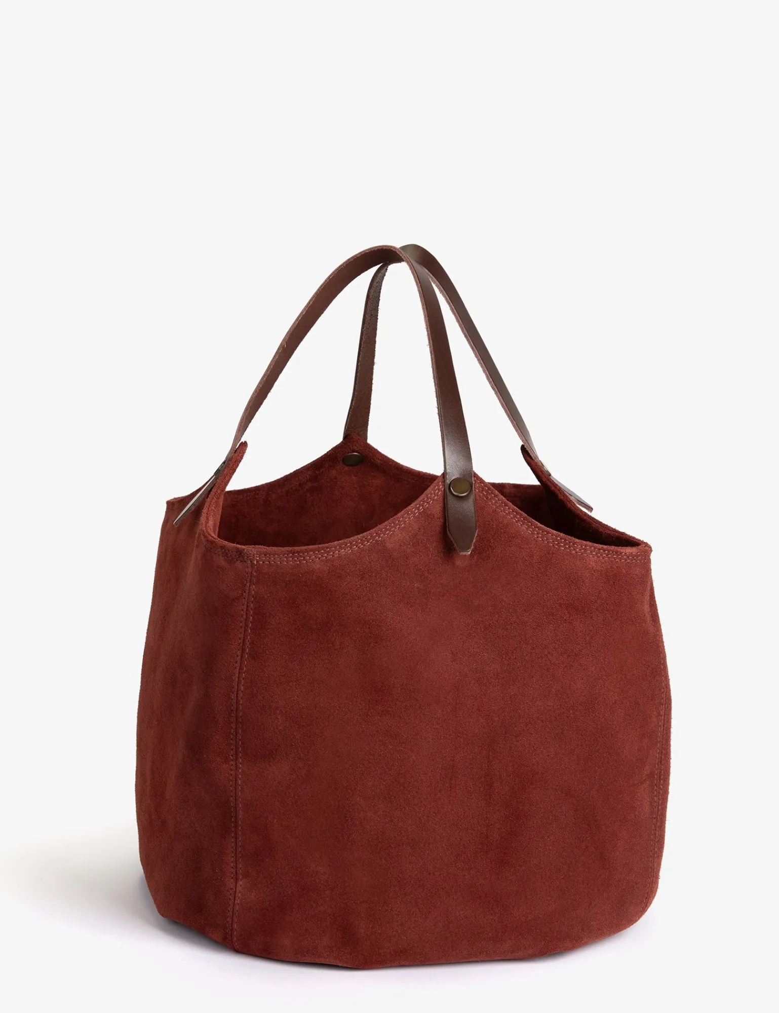 Penelope Chilvers Pillow Suede Bag Russet Outlet