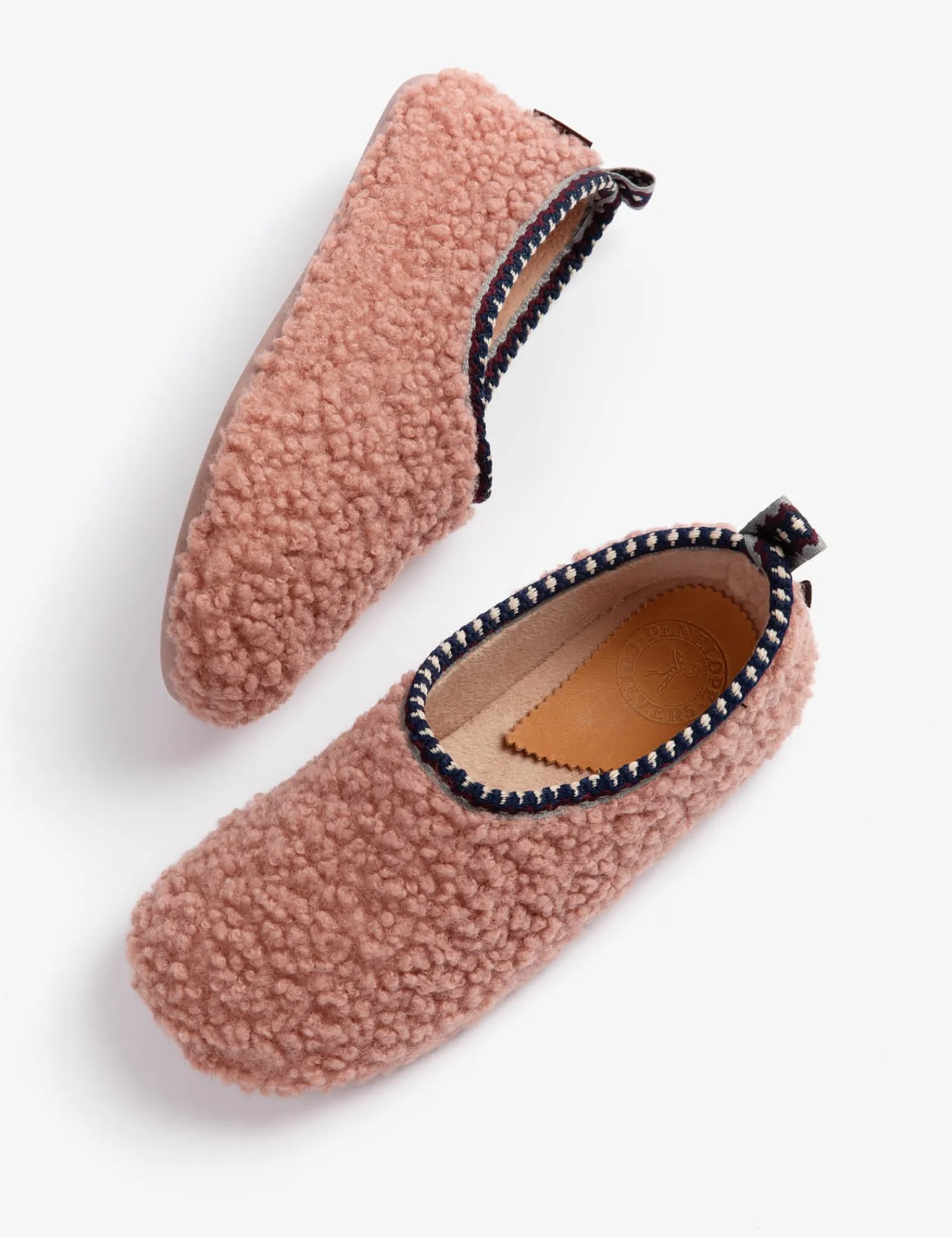 Penelope Chilvers Peaseblossom Fleece Slipper Rose Hot