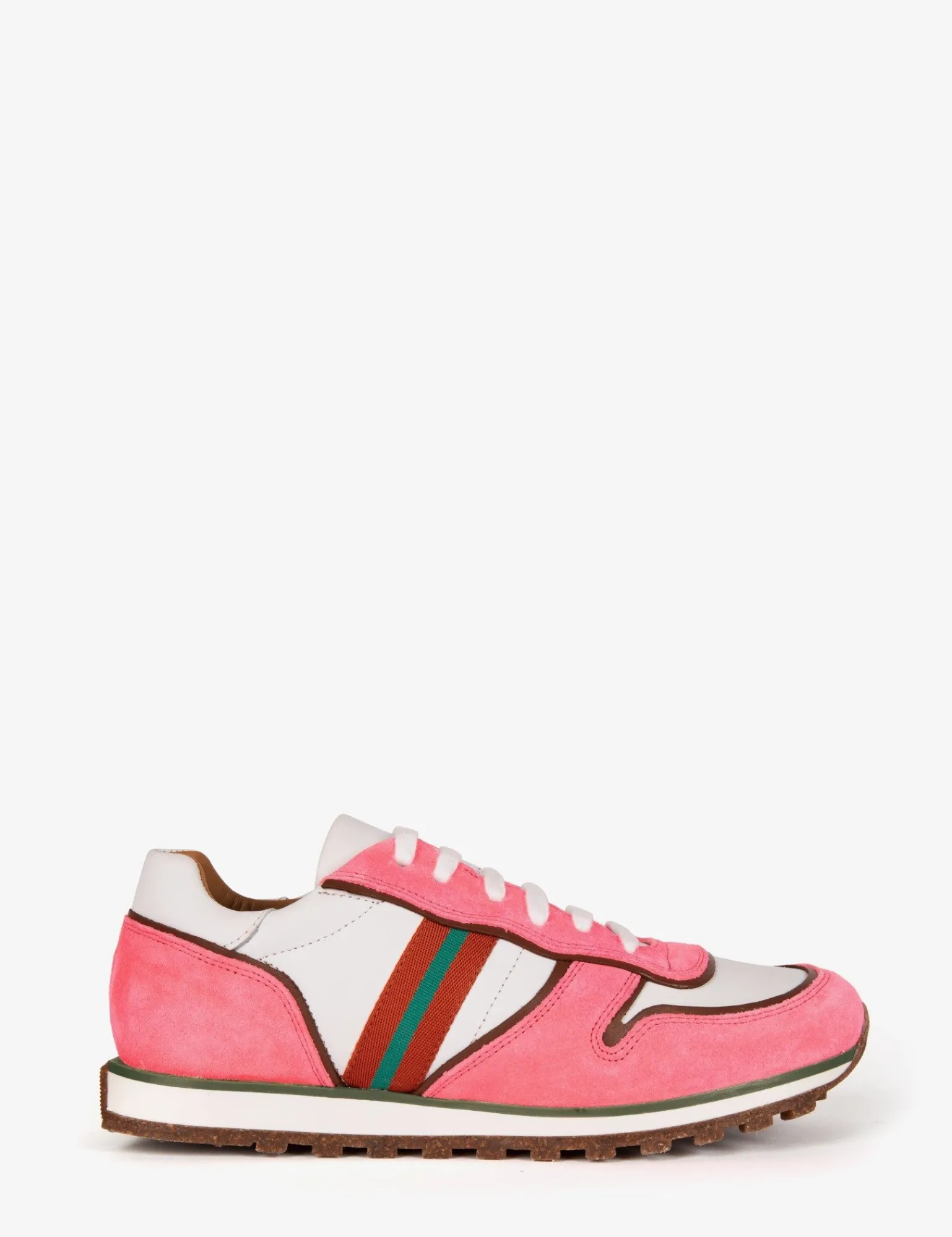 Penelope Chilvers Studio Leather Trainer White/Pink Fashion