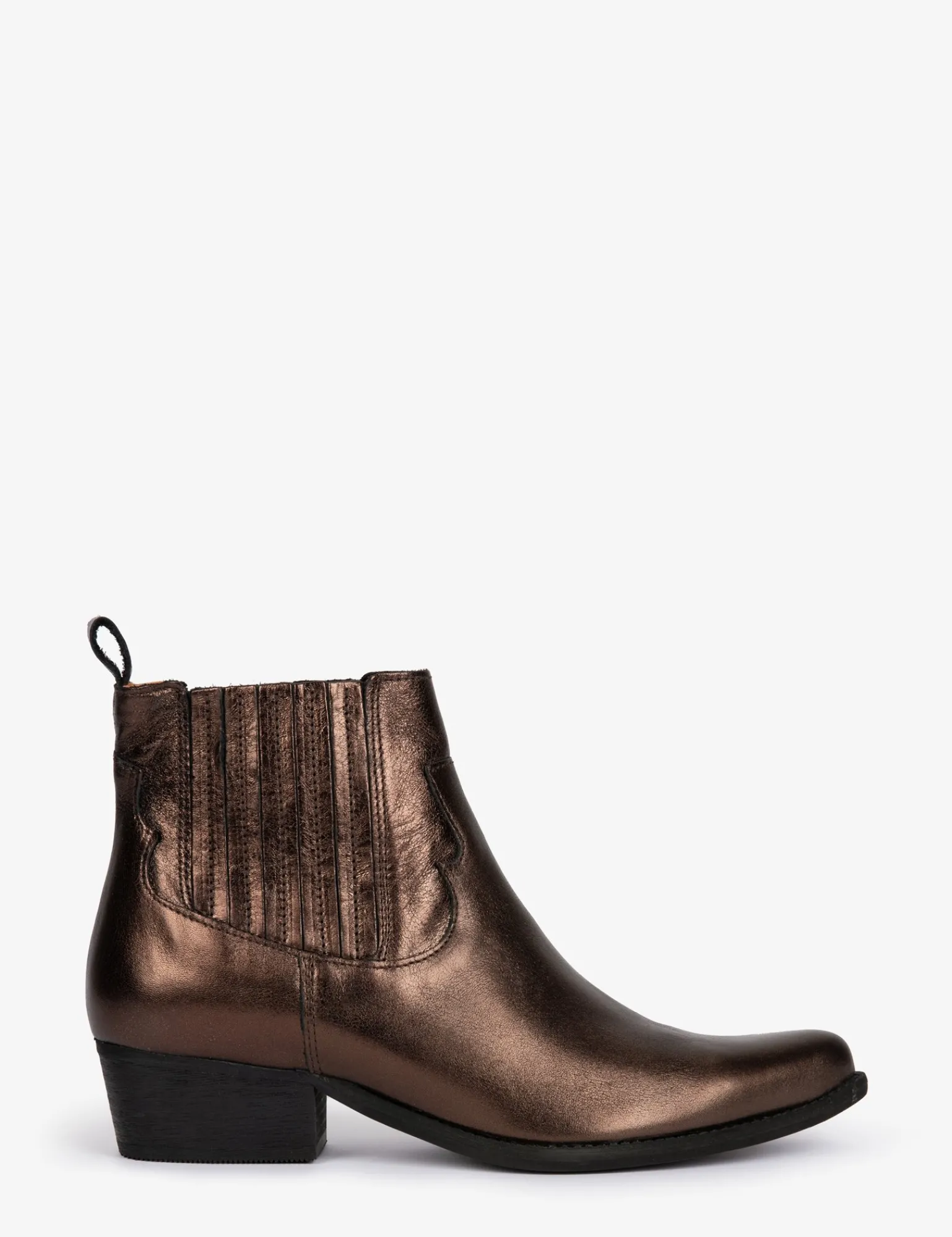 Penelope Chilvers Frontier Metallic Leather Boot Walnut Hot